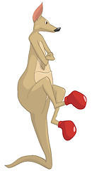 Image showing Cartoon Character Kangaroo