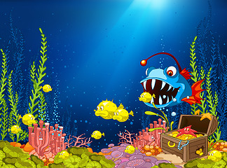 Image showing Ocean Underwater Cartoon