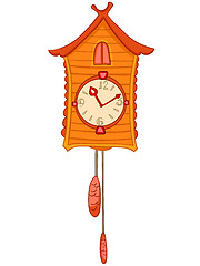Image showing Cartoon Home Clock