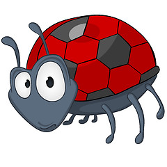 Image showing Cartoon Character Ladybird