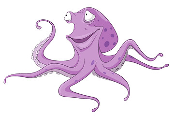 Image showing Cartoon Character Octopus