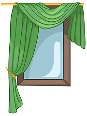 Image showing Cartoon Home Window