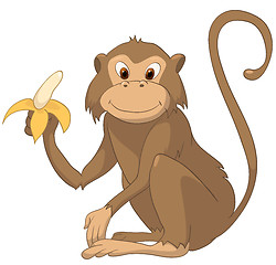 Image showing Cartoon Character Monkey