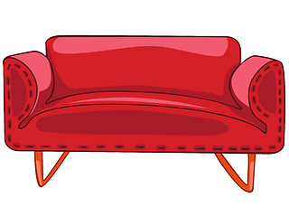 Image showing Cartoon Home Furniture Sofa