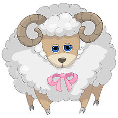 Image showing Cartoon Character Sheep