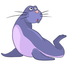 Image showing Cartoon Character Seal