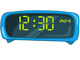 Image showing Cartoon Home Clock