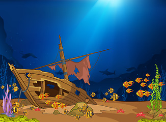 Image showing Ocean Underwater World