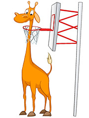 Image showing Cartoon Character Giraffe