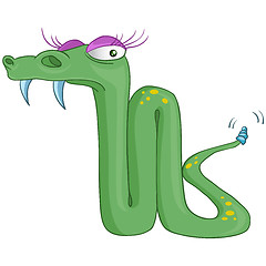 Image showing Cartoon Character Snake