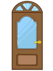 Image showing Cartoon Home Door