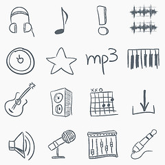 Image showing Sketch Icon Set