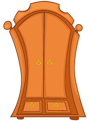 Image showing Cartoon Home Furniture Wardrobe