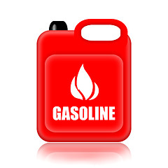 Image showing Gasoline canister