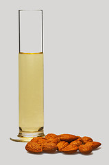 Image showing almond oil