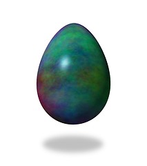 Image showing Egg Marble Green