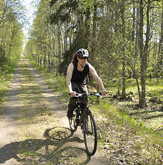 Image showing Biker