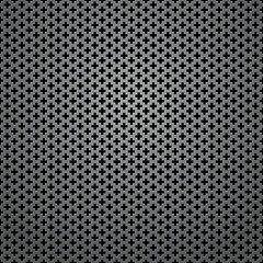 Image showing Abstract square background - cross-shaped holes