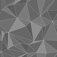 Image showing Seamless texture - abstract polygons