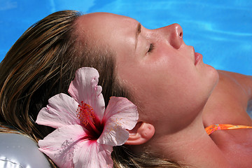 Image showing Sunbather