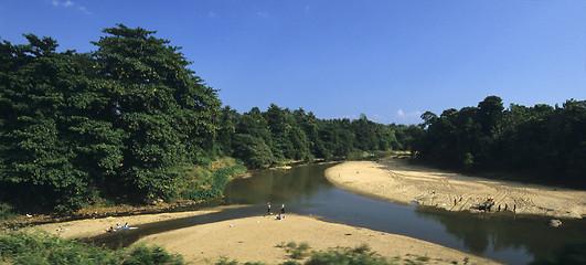 Image showing River in center of  Sri Lanka