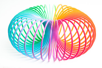 Image showing Slinky spring toy