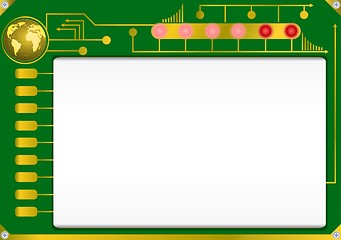 Image showing Abstract circuit board