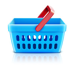 Image showing shopping basket set