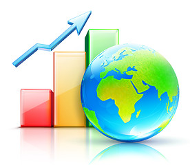 Image showing global business concept