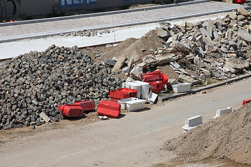 Image showing Road construction