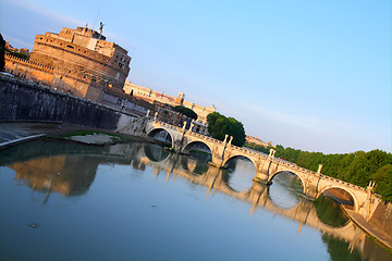 Image showing Rome sunset