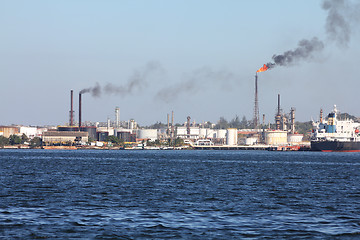 Image showing Refinery pollution