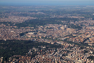 Image showing Rome aerial view