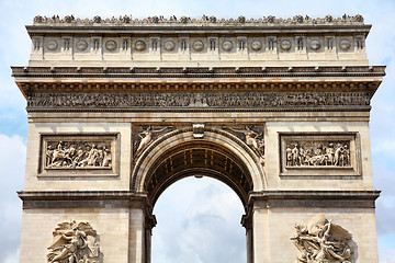 Image showing Paris - Triumphal Arch