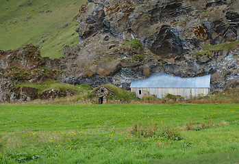 Image showing Abandonned farm, Iceland.