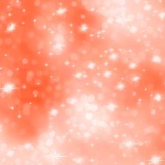 Image showing Orange abstract romantic  with stars. EPS 8