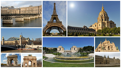 Image showing monuments of Paris