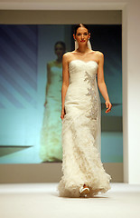 Image showing Wedding dresses fashion show 