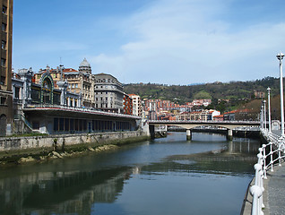 Image showing Bilbao, Puente del Arenal, Spain.