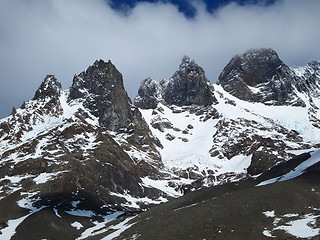 Image showing Torres del Paine in fall, Chile.