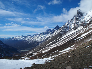 Image showing Torres del Paine in fall, Chile.