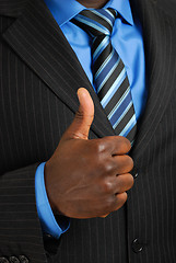 Image showing Business thumbs up