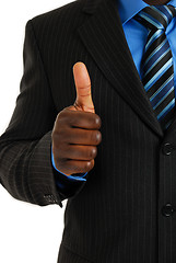 Image showing Business thumbs up