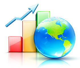 Image showing global business concept