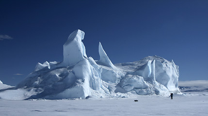 Image showing Icebergs on Antarctica