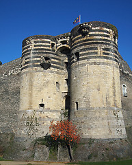 Image showing Angers castle, France