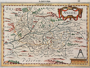 Image showing antique map