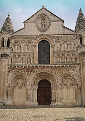 Image showing Notre Dame la Grande, Poitiers, France.