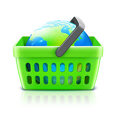 Image showing global shopping concept