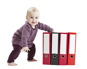 Image showing young child with ring file